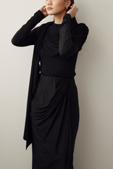 MMEHUILLET FOR DUMA - Anae Top | Black