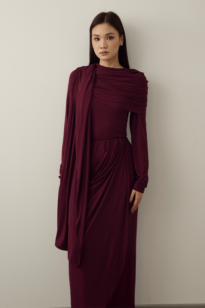 MMEHUILLET FOR DUMA - Anae Top | Burgundy