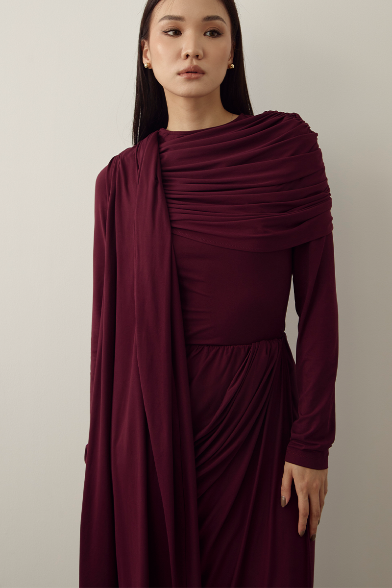 MMEHUILLET FOR DUMA - Anae Top | Burgundy