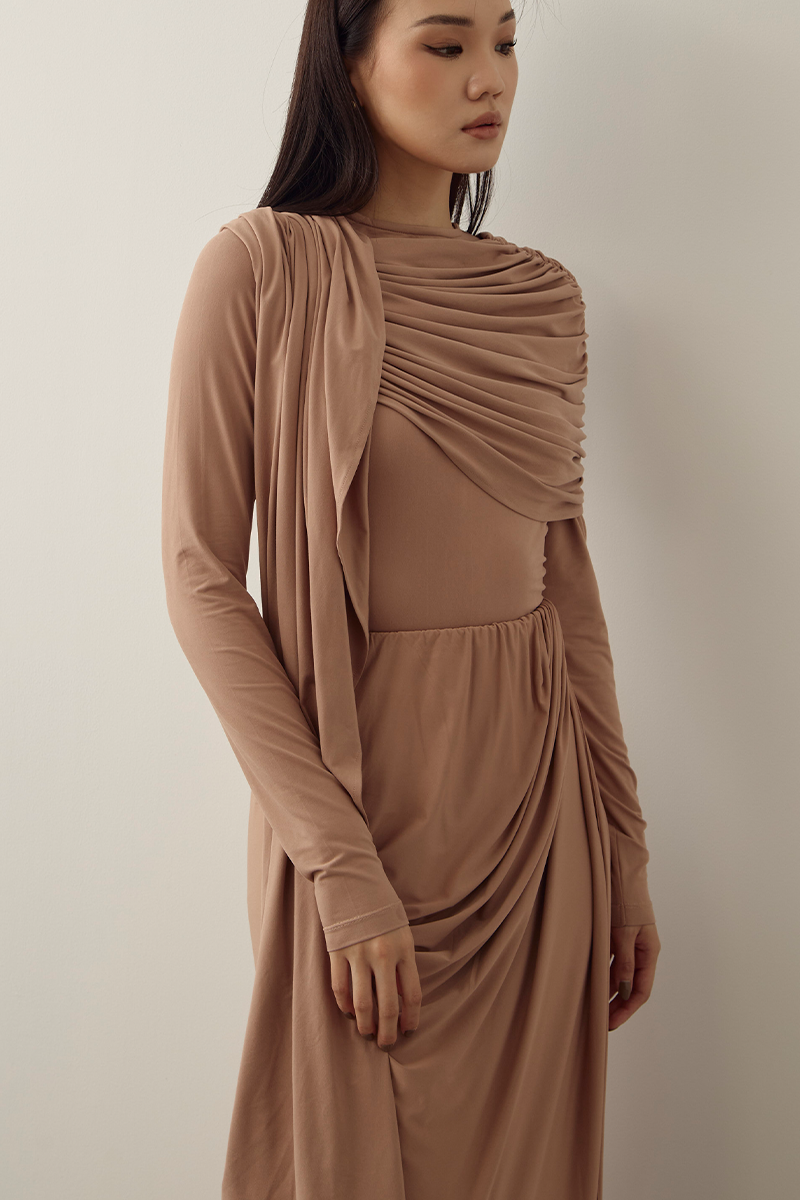 MMEHUILLET FOR DUMA - Anae Top | Mocha Mousse