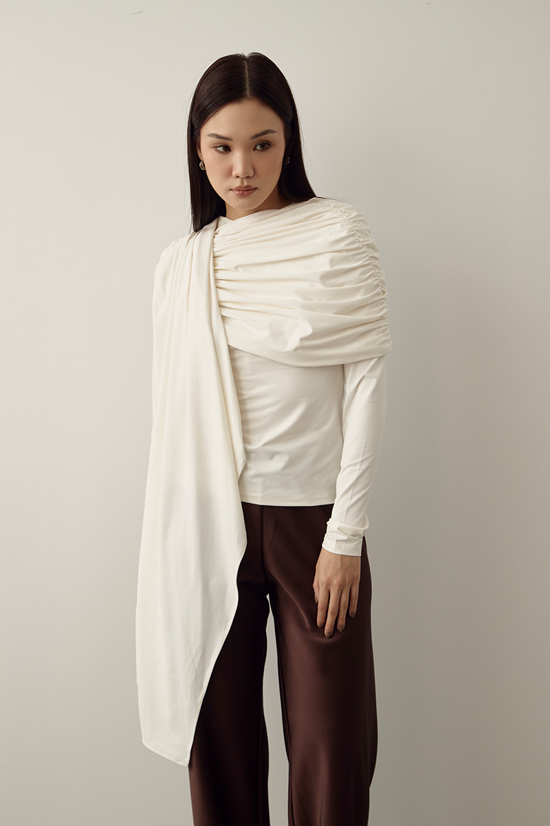 MMEHUILLET FOR DUMA - Anae Top | White