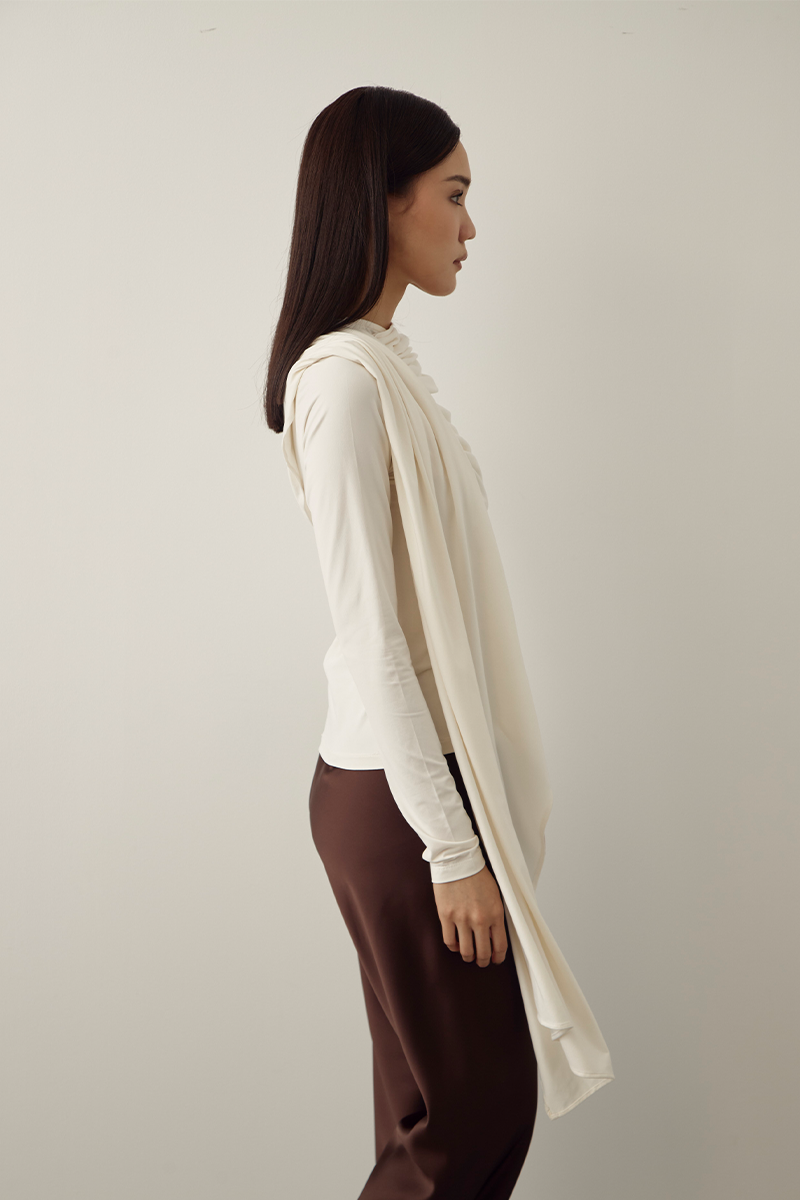 MMEHUILLET FOR DUMA - Anae Top | White