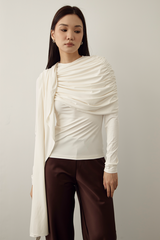 MMEHUILLET FOR DUMA - Anae Top | White