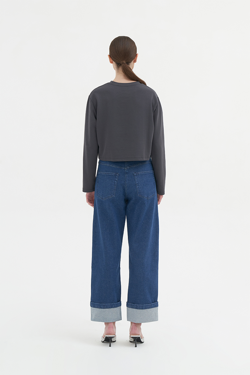 Jaon Long-sleeve Tee | Grey