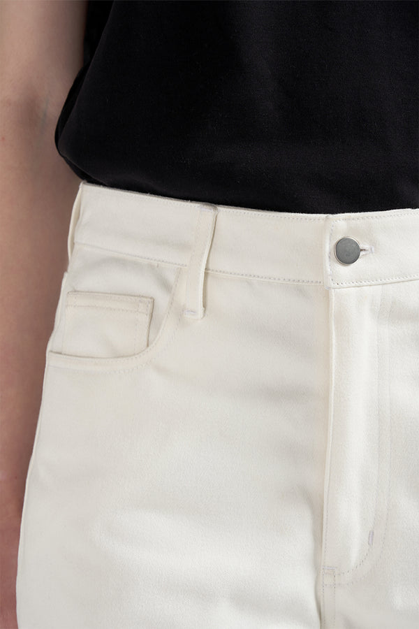 Blanc Pants | Denim White