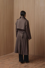 Bagate Coat | Dark Taupe
