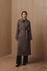 Bagate Coat | Dark Taupe
