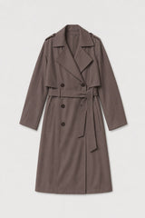 Bagate Coat | Dark Taupe