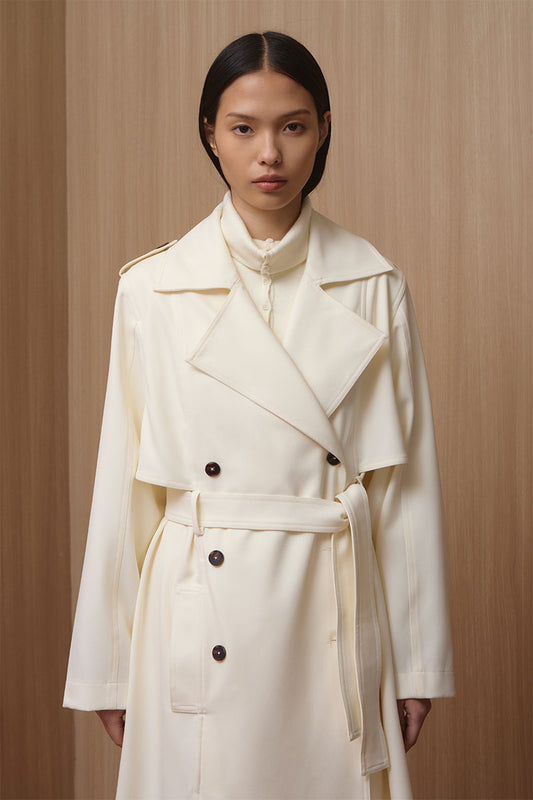 Bagate Coat | Offwhite