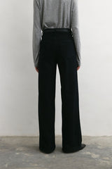 Carly Denim Pants | Black