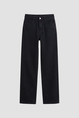 Carly Denim Pants | Black