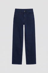 Carly Denim Pants | Navy