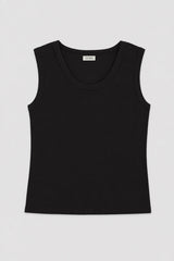 Casey Tank - Crew Neck | Black