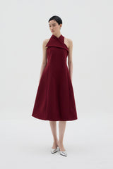 Chi Dress | Maroon