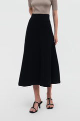 Cannolo Skirt Black