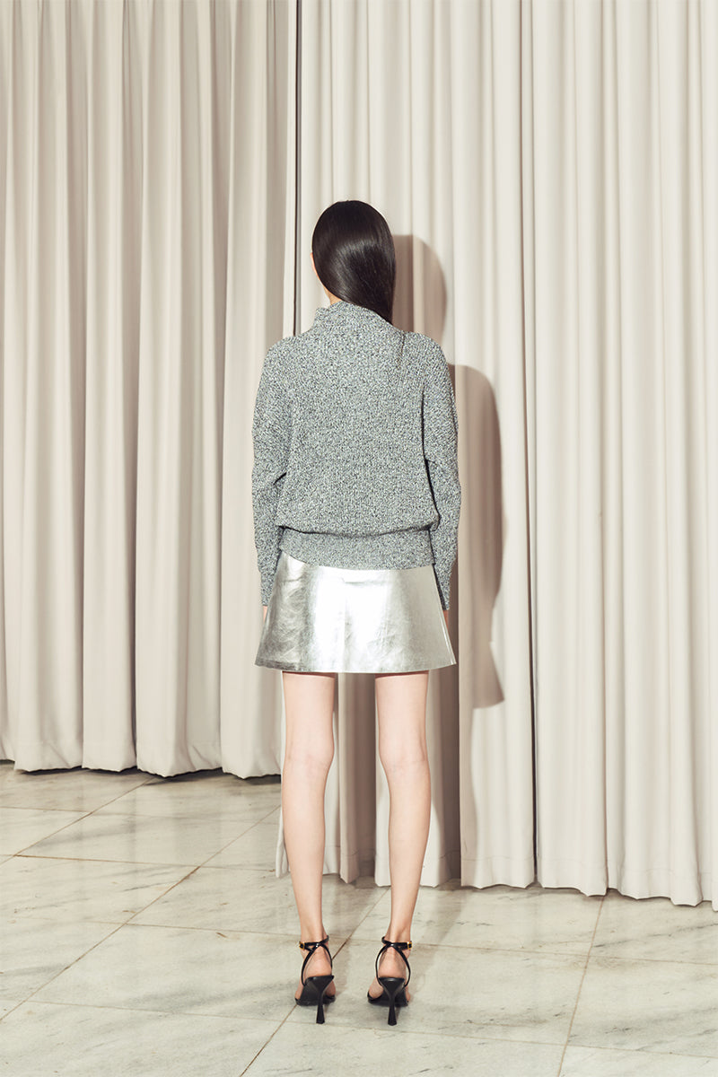 Carli Knit Sweater Grey