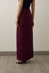 MMEHUILLET FOR DUMA - Carme Skirt | Burgundy