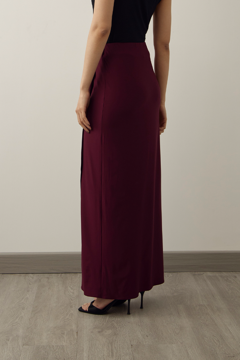 MMEHUILLET FOR DUMA - Carme Skirt | Burgundy
