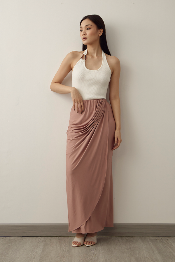 MMEHUILLET FOR DUMA - Carme Skirt | Dusty Pink