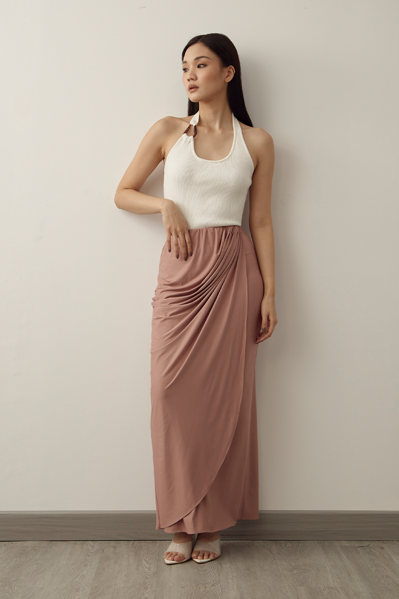 MMEHUILLET FOR DUMA - Carme Skirt | Dusty Pink