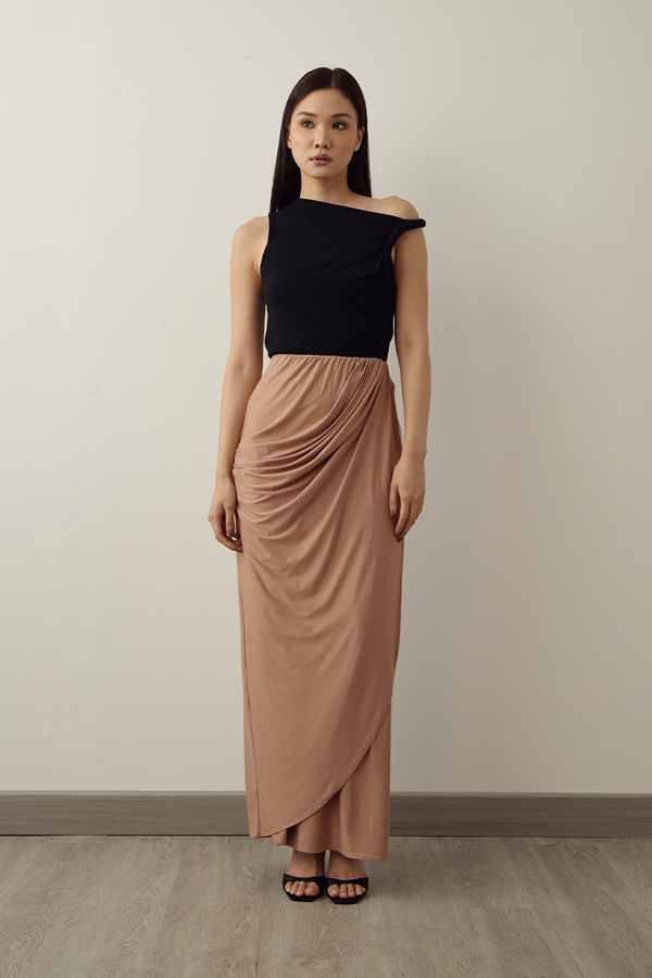 MMEHUILLET FOR DUMA - Carme Skirt | Mocha Mousse
