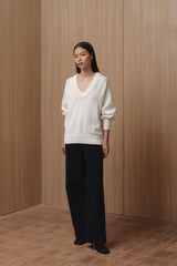 Daphne Sweater | White