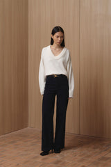 Daphne Sweater | White