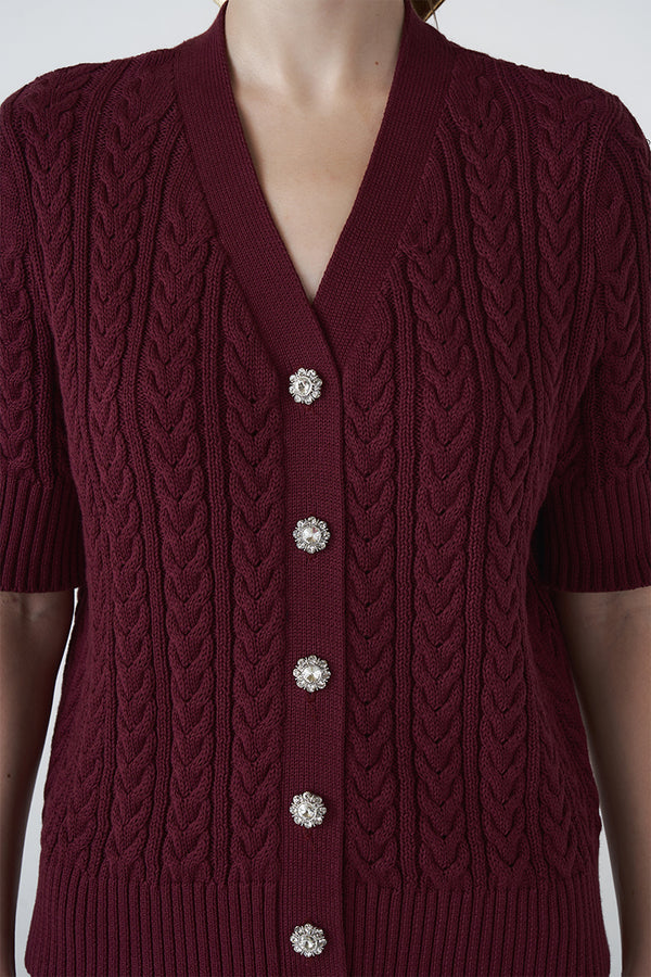 Dorothy Top | Maroon