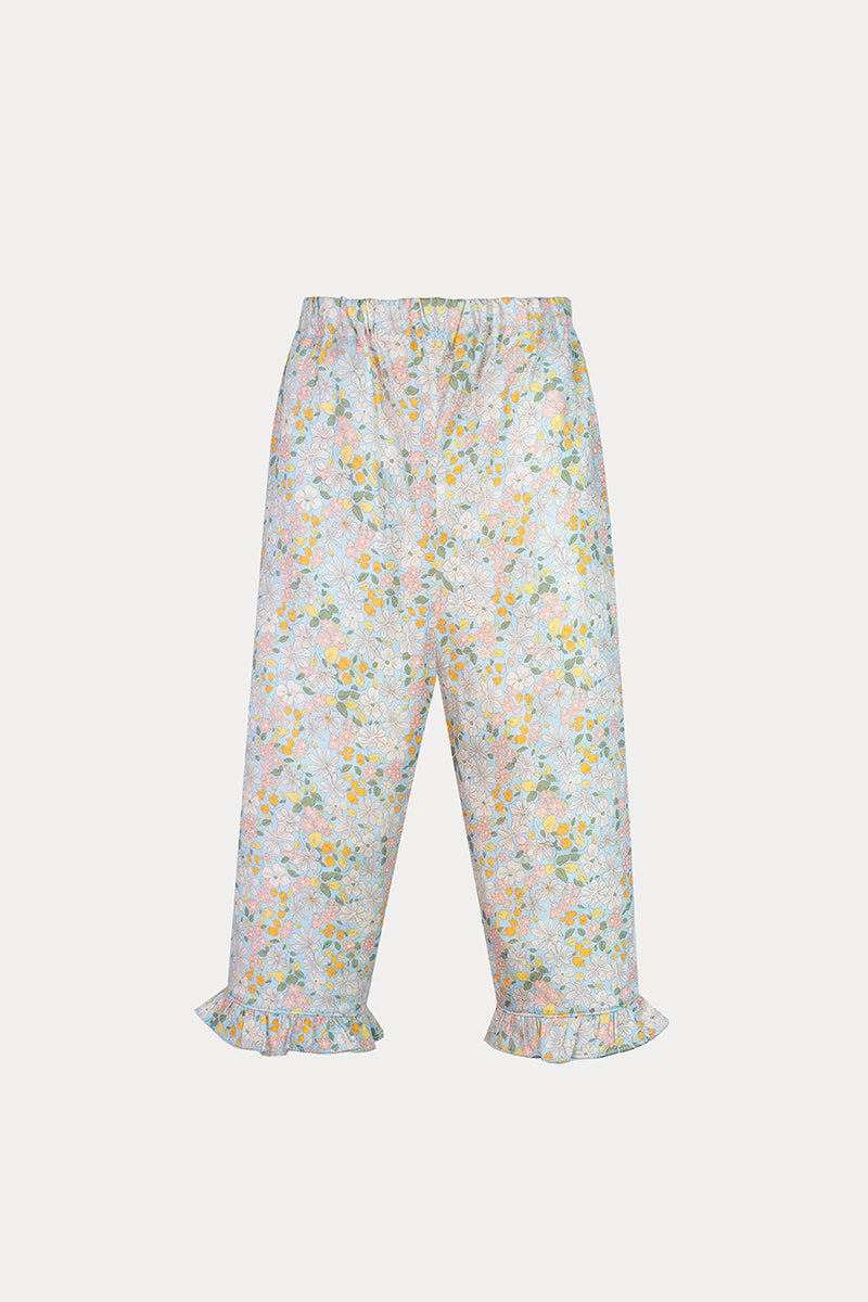 Daffodil Girl Pajamas Blue