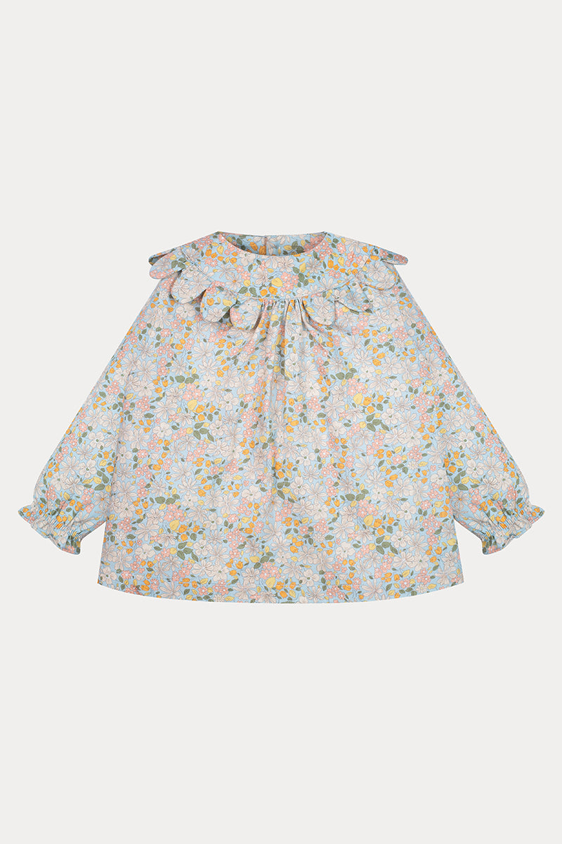 Daffodil Girl Pajamas Blue