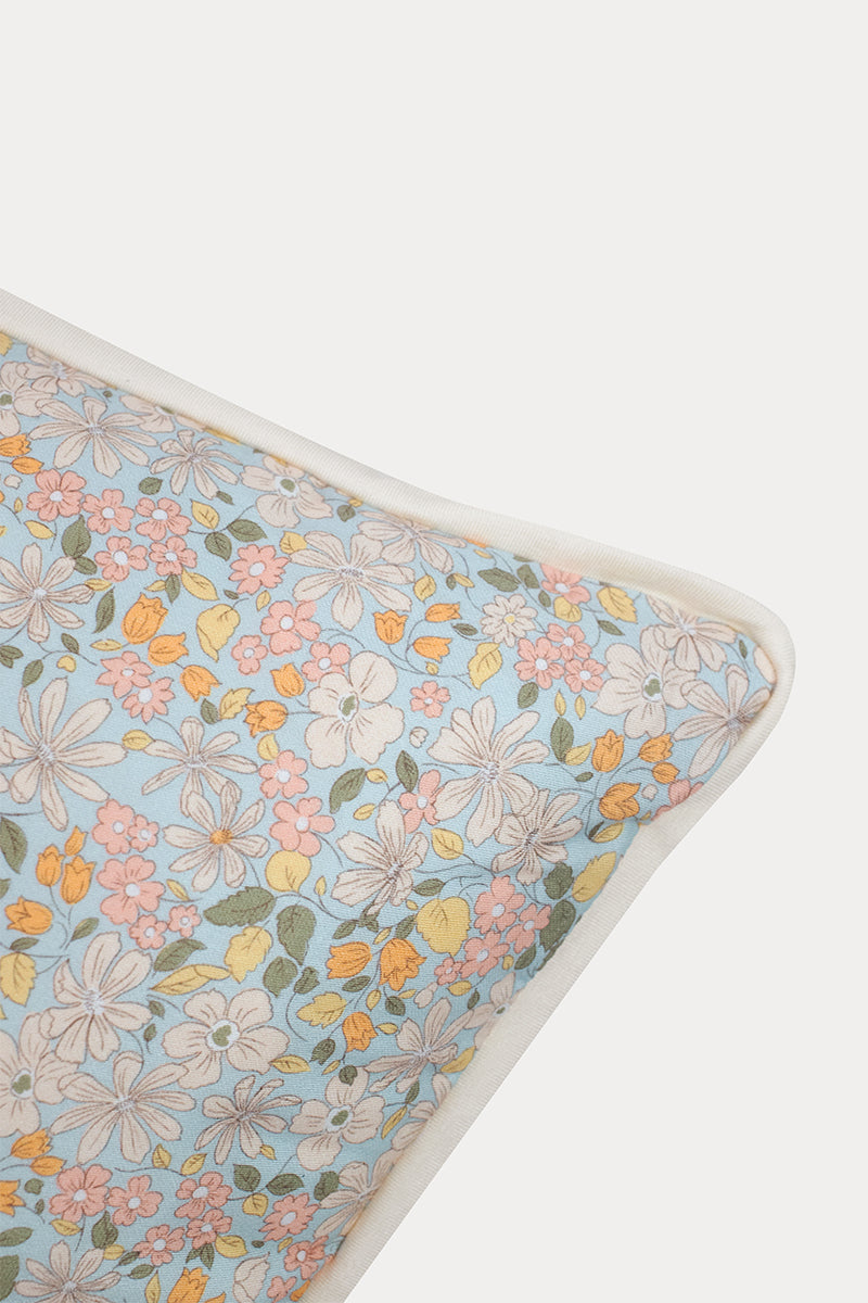 Daisy Cuddle Pillow Blue