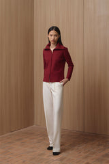 Ema Top | Maroon