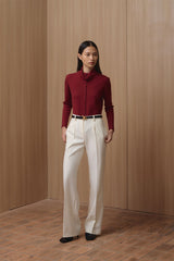 Ema Top | Maroon