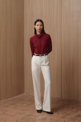 Ema Top | Maroon