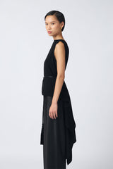 Emily Top | Black (Belt Included)
