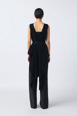 Emily Top | Black (Belt Included)