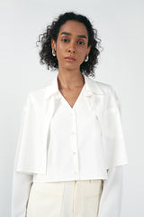 Errie Shirt Vest Tencel White