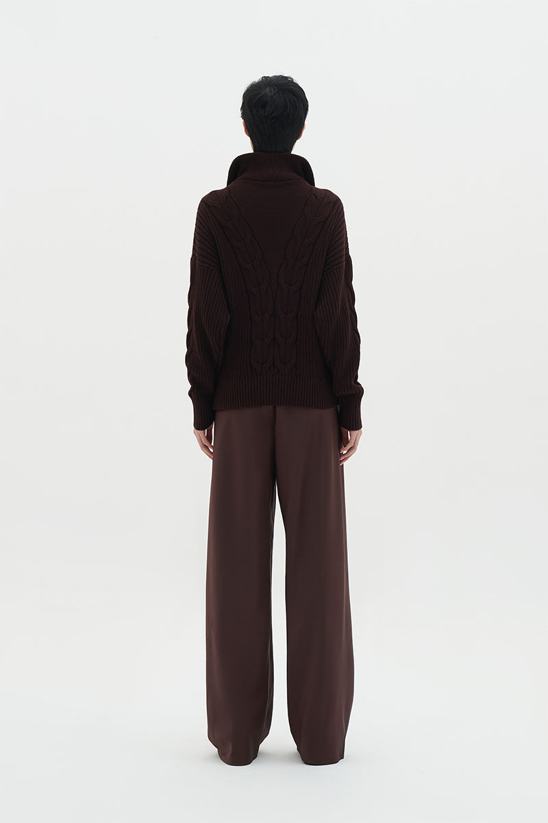 Emme Sweater | Maroon