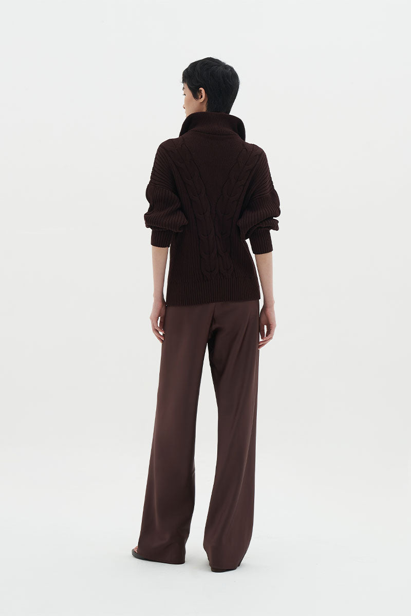 Emme Sweater | Maroon