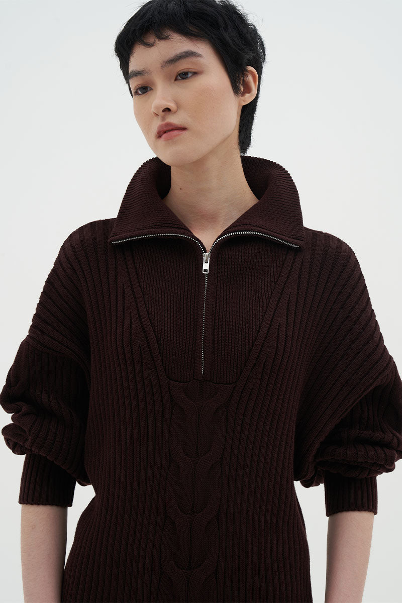 Emme Sweater | Maroon