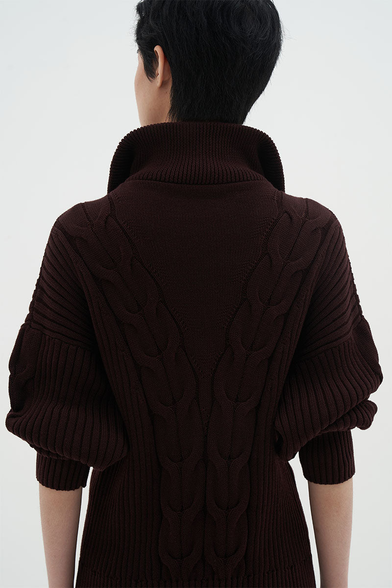 Emme Sweater | Maroon