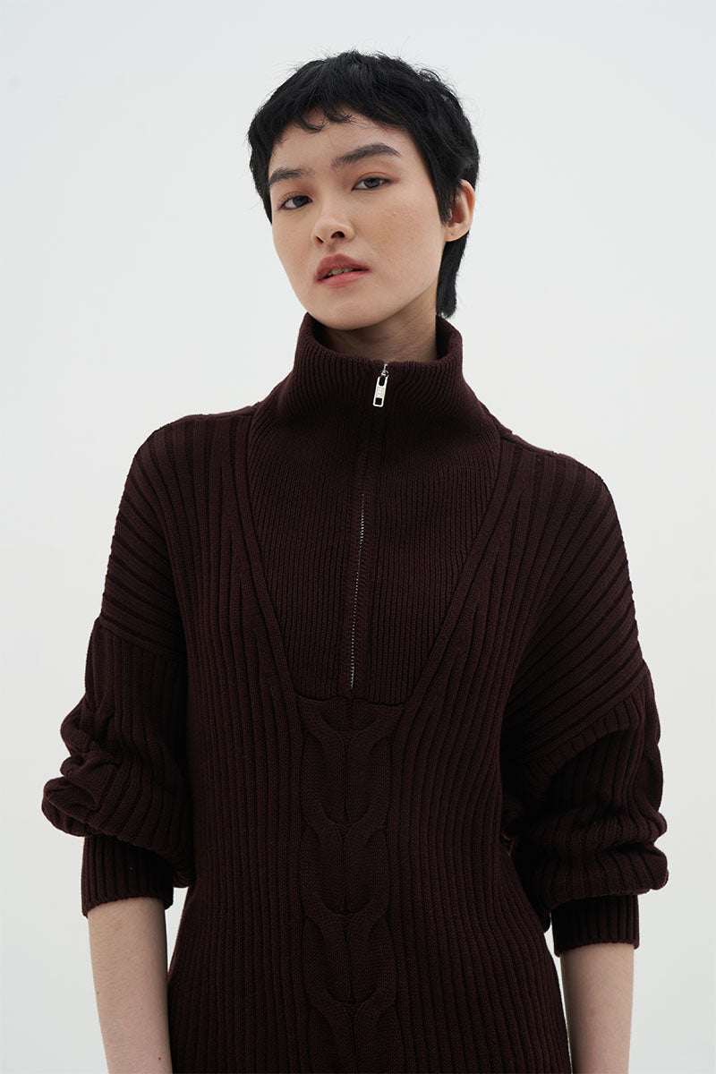 Emme Sweater | Maroon