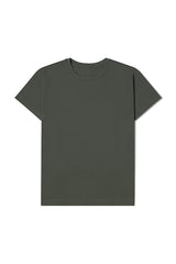 FIONA  | Regular Fit Crew Neck T-shirt in Olive