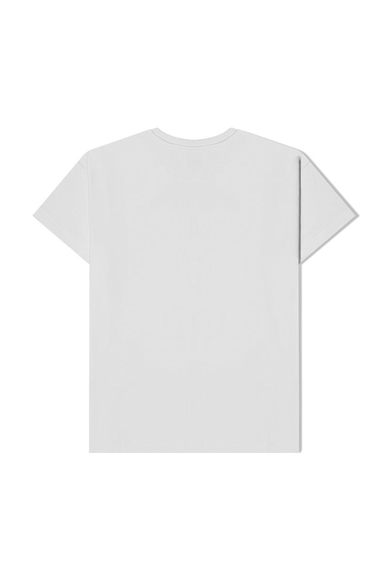 FIONA  | Regular Fit Crew Neck T-shirt in White