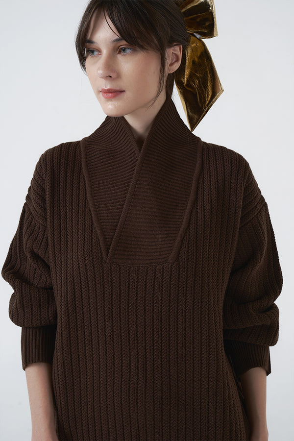 Garland Sweater | Dark Brown