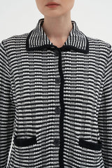 Genoa Cardigan | Black Multi