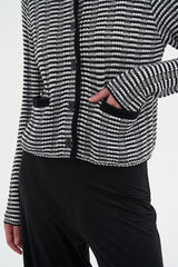 Genoa Cardigan | Black Multi