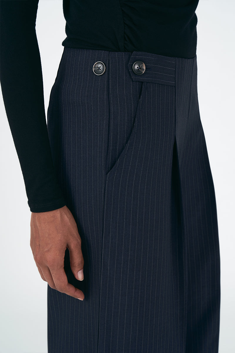 Harper Pants Navy Stripe