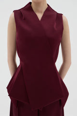 Heir Top | Maroon