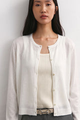 Huna Cardigan | White